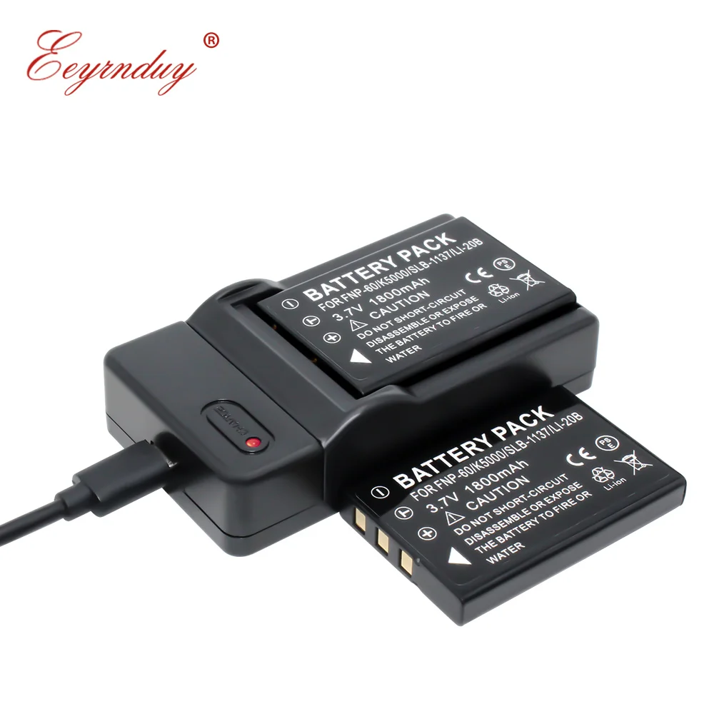 Аккумулятор для камеры 2x NP-60 NP60 зарядное устройство FUJIFILM FUJI FNP-60 FinePix M603 F601 F410 F401 F50i