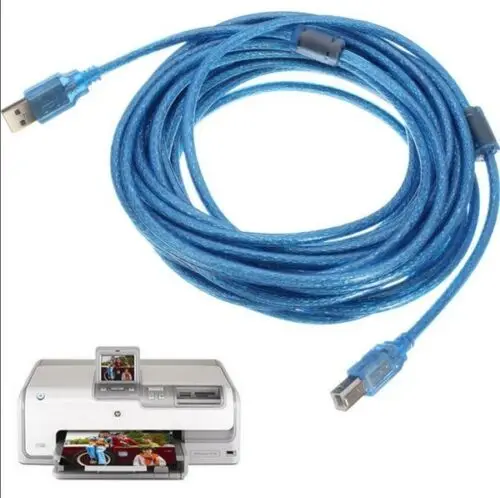 USB 2 0 Тип A-B мужской принтер удлинитель провод кабель Шнур Линия разъем для Canon DELL |