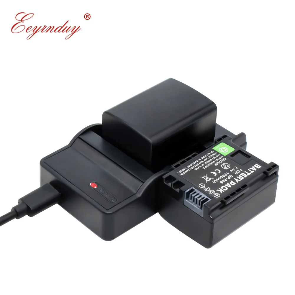 Аккумулятор 1200 мА · ч 2 шт. 7 4 В BP-808 BP-809 BP-819 BP-827 для Canon FS300 FS100 XA10 VIXIA HG20 HF21 HF S11 S10 HF11 |