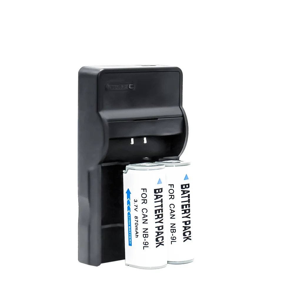 Зарядное устройство для аккумулятора 2 шт. цифровой камеры Canon Powershot SD4500IS N N2 Elph 510