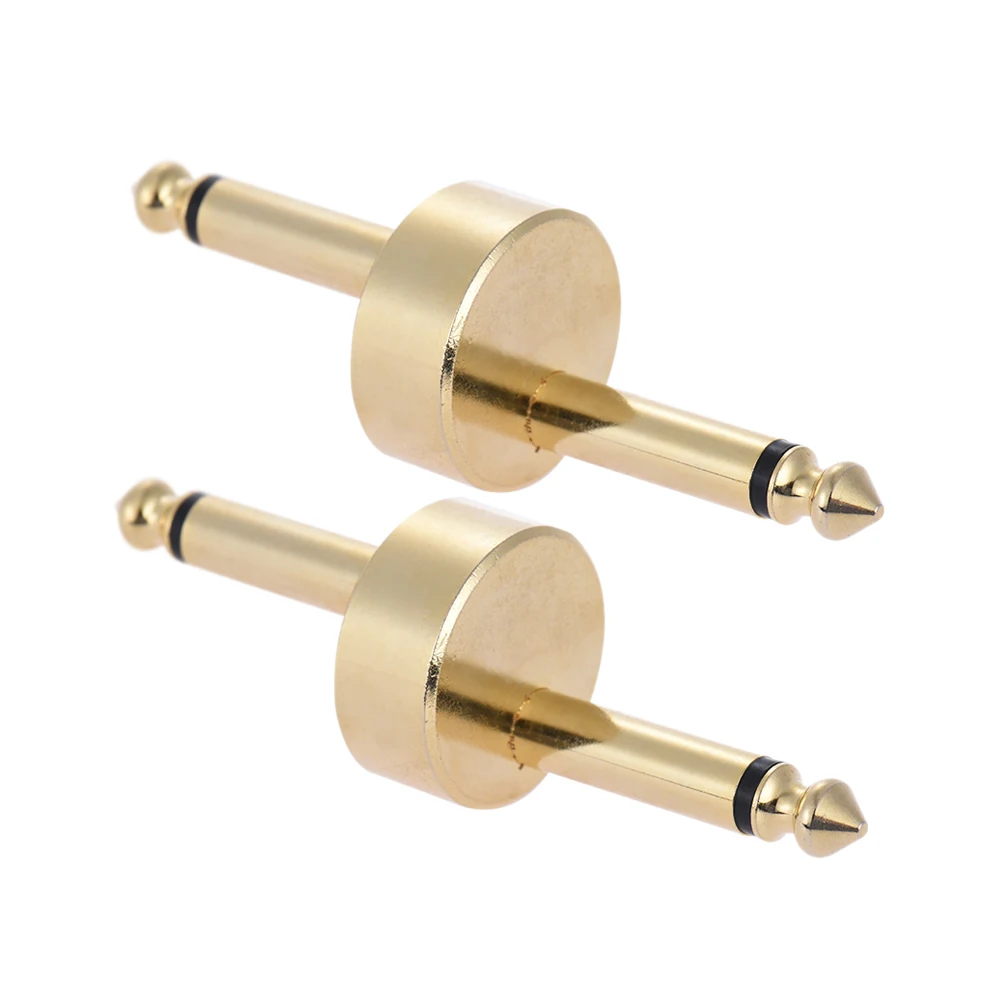 2 шт. соединители для гитарной педали 1/4 дюйма 6 35 мм | Спорт и развлечения