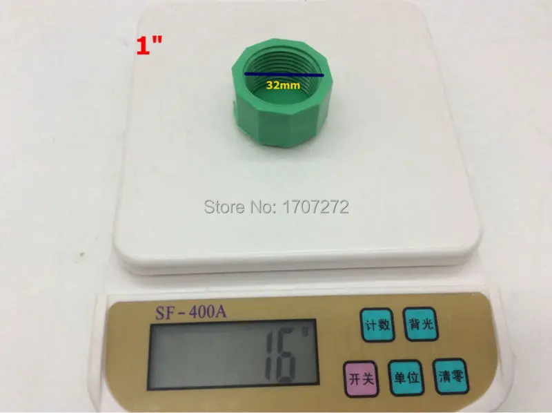 Бесплатная доставка 10 шт PPR пробки для труб 1 &quotBSP женские резьбовые фитинги