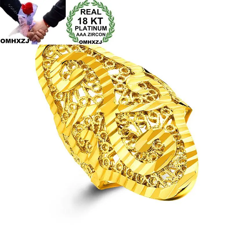 OMHXZJ оптовая продажа индивидуальное модное кольцо для женщин и девушевечерние