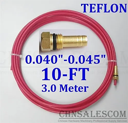 Фторопластовые сварочные пистолеты CHNsalescom LI TW MI 10 футов размер проволоки 0 040-0 045