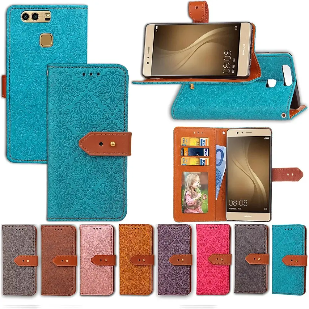 Retro Soft Leather Case for Huawei Honor 4A 5A 5x 5C P8 P9 Lite P10 LG G3 G5 G4 Stylus G6 Smart Flip Wallet New Cover Lady Royal |