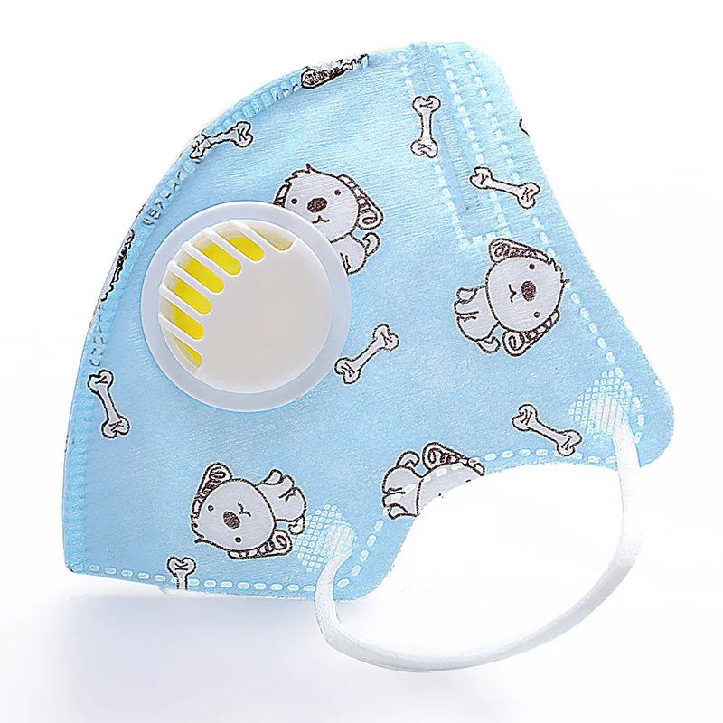 60 шт./упак. детский Дыхательный Клапан Одноразовая Защитная маска Бабочка печать