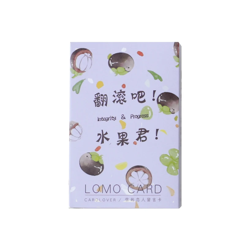 28 pcs/lot creative cute Roll the fruit Card Postcard Birthday greeting card Letter Envelope Gift Set Message | Канцтовары для