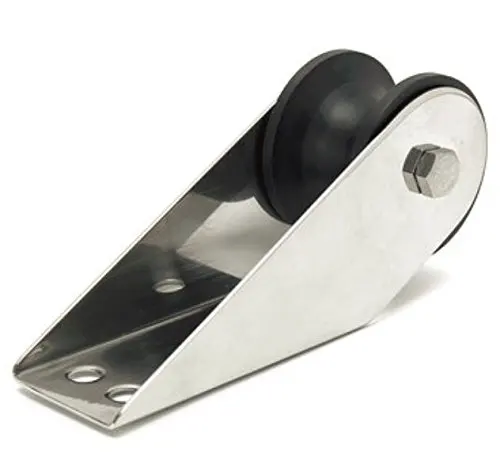 Резиновый ролик якоря лодки из нержавеющей стали 316 для фиксированной док