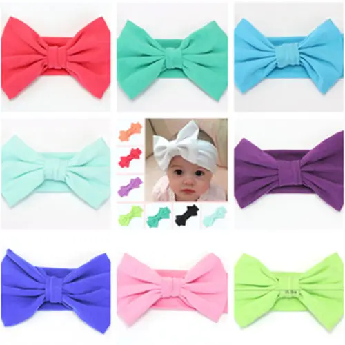 Детская повязка на голову с бантом для маленьких девочек аксессуары волос AU |