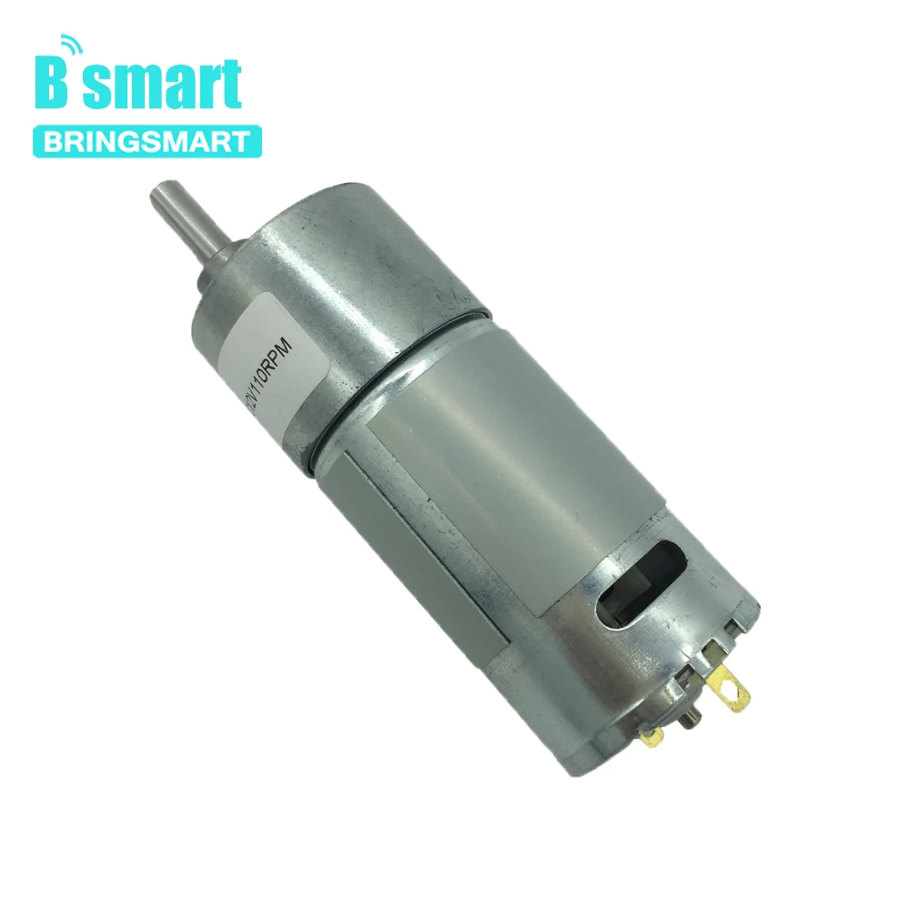 Bringsmart JGB37 550 миниатюрный двигатель постоянного тока с замедлением 12 В высоким