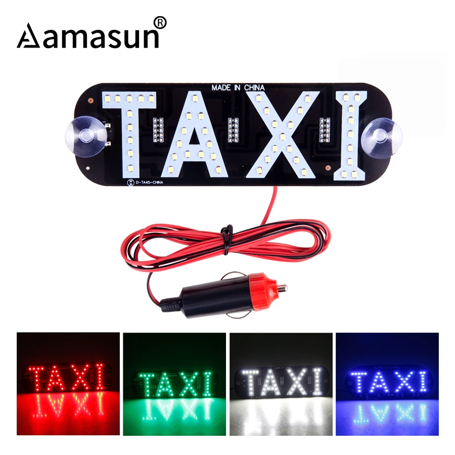 Светильник для рекламы панели такси 12 В светодиодный индикатор автомобильного
