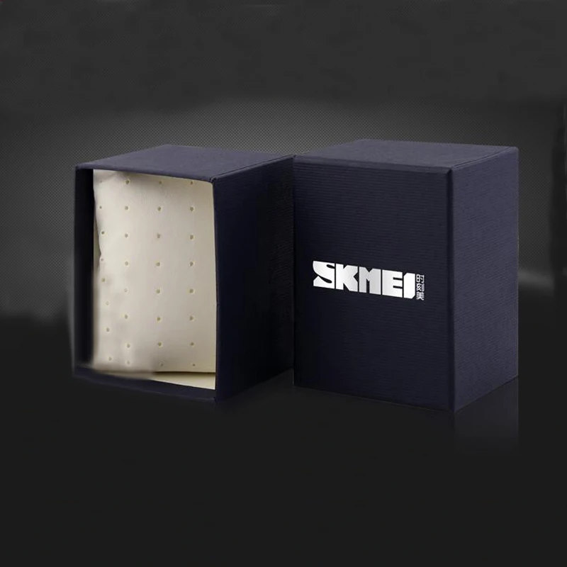 Top Original Brand SKMEI Watch Box gift box Metal Boxes&ampPackaging Windowed Relogio cajas para | Наручные часы