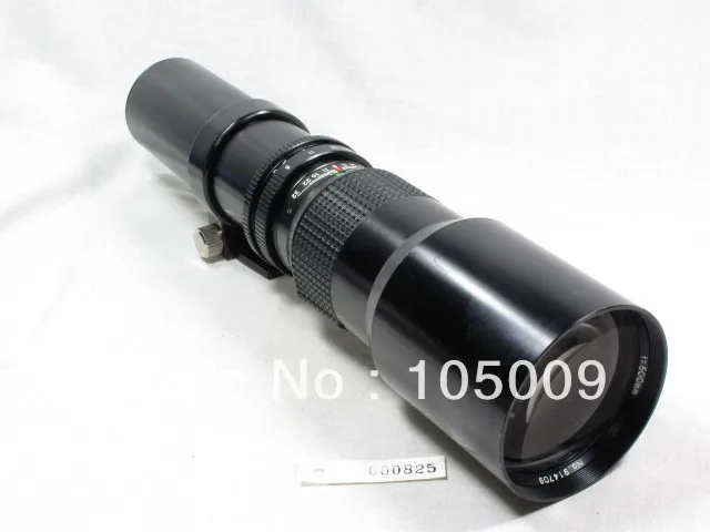Супертелеобъектив f8 500 мм с T-образным креплением для цифровой зеркальной камеры