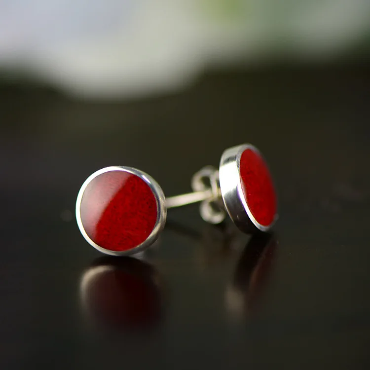 2018 Promotion Brinco Contracted Grass Coral Shells Restoring Ancient Ways Round Earrings Joker Fashion Temperament Woman With | Украшения