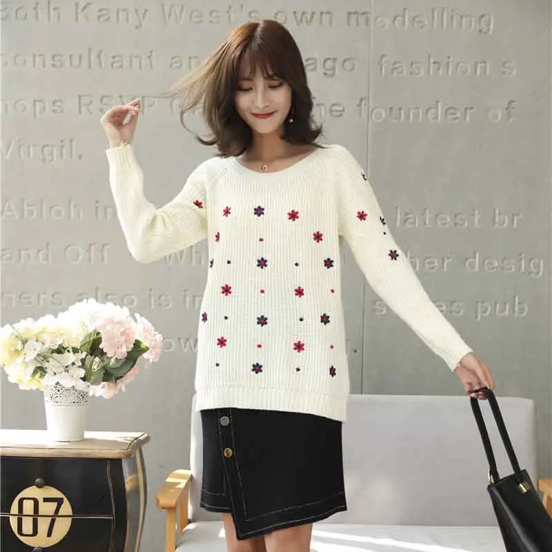 2018 осенний свитер женский вязаный зимний и пуловер женская Трикотажная майка