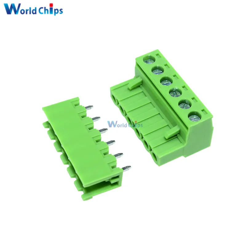 5 шт. KF2EDGK KF-6P разъем с прямым углом 08 мм