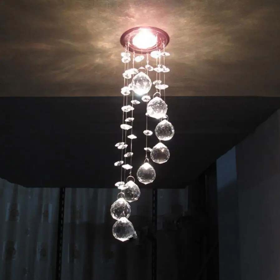 Modern LED k9 crystal chandeliers led lamps living room chandelier high-power 3W lighting lustre pendant/droplight | Лампы и освещение