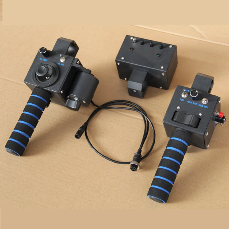 Тяжелая видеокамера jib crane 3 осевой голландский рулон gimbal + пульт дистанционного