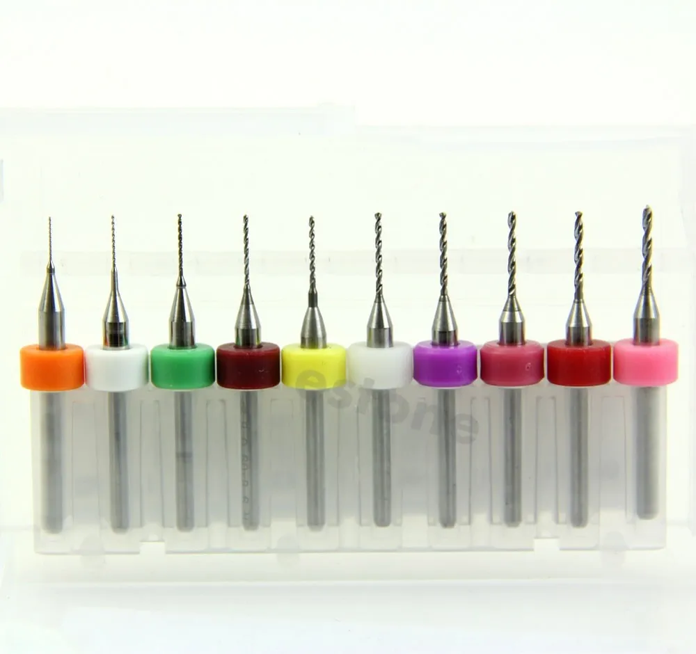 F85 DIY 10 шт. 0 3 мм-1 2 мм PCB Mini для печатной платы карбид микро-сверла инструмент |