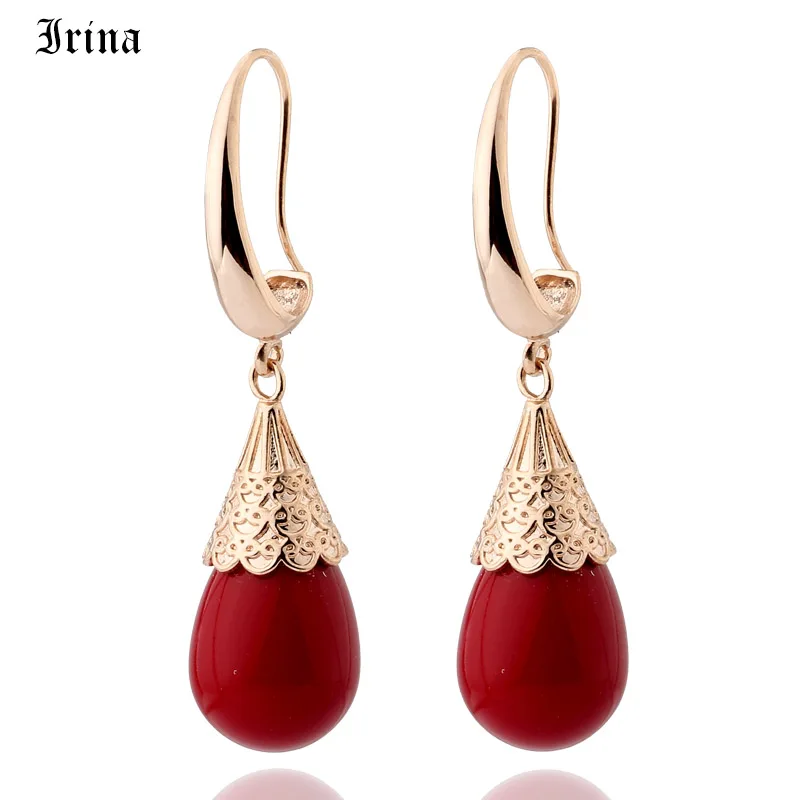 Irina 2019 длинные висячие серьги для женщин модные ювелирные изделия жемчужные