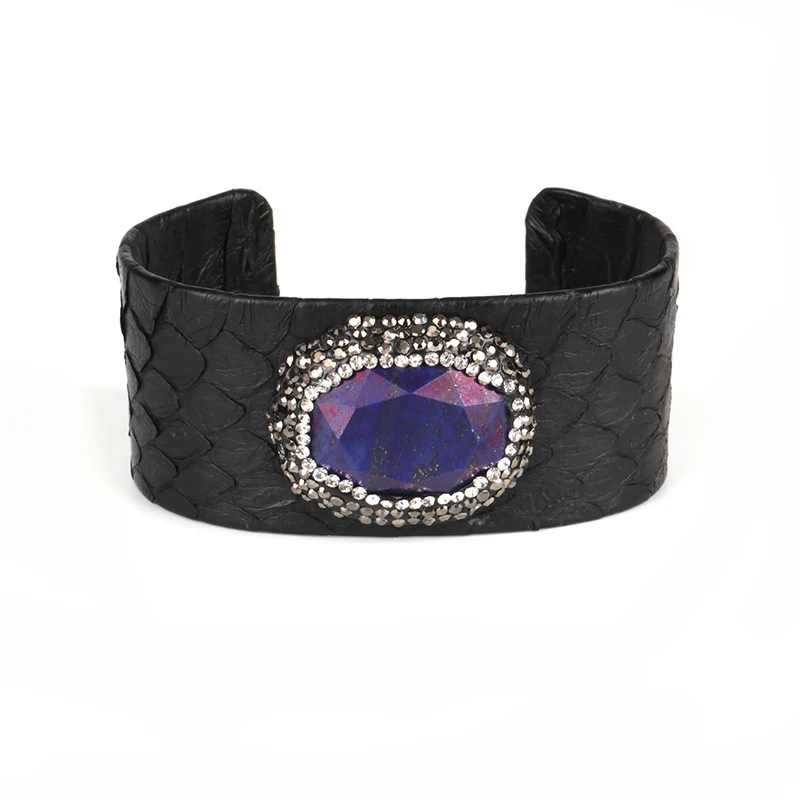 Паве Стразы Овальный темно-синий Лазурит каменная бусина Шарм изменяемый черный