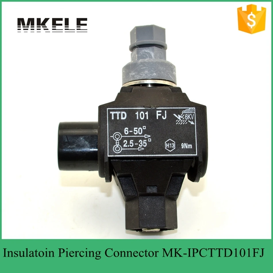 Пластиковый изоляционный пирсинг соединитель Кабельный изолированный для LV OH