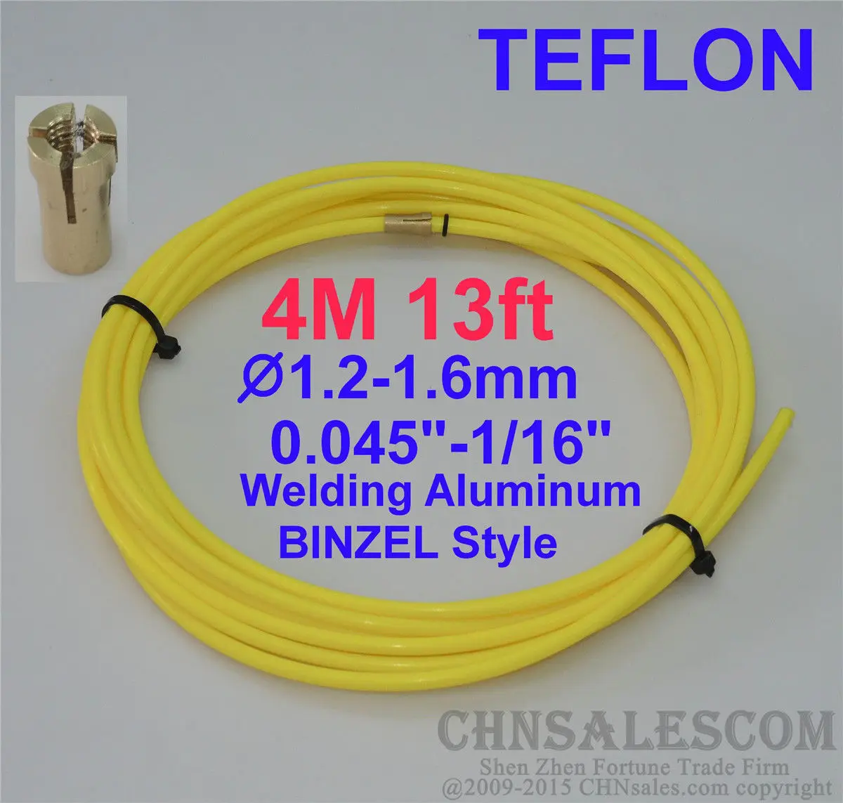CHNsalescom BINZEL Style MIG MAG PTFE Liner 1 2-1 6 соединители для сварочных проводов 4 м 13 футов.