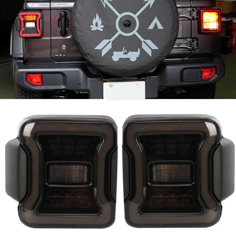 Новые светодиодные фары ближнего света задние лампы для Jeep Wrangler JL 2018 2019