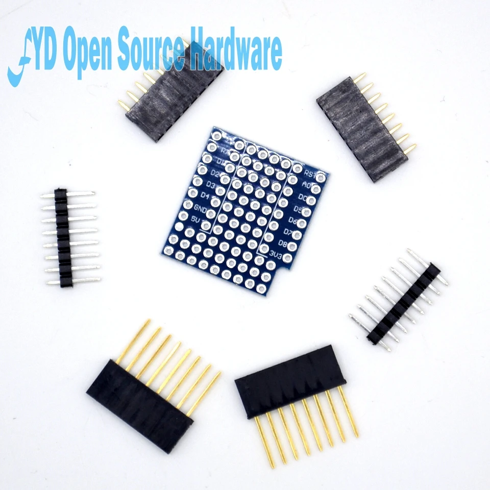 1 шт. Прототип Щит для D1 Мини макетная плата расширение щит Двусторонняя perf
