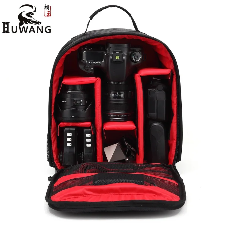 HuWang HW8015 DSLR сумка для камеры водонепроницаемый рюкзак компактный дорожный
