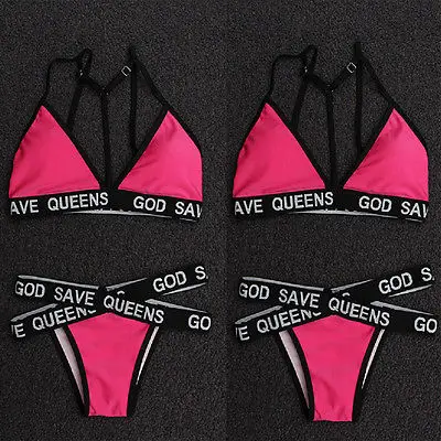 Hirigin 2017 Womens Push-up Padded Bra Bikini Set Swimsuit Swimwear Bathing Suit | Женская одежда