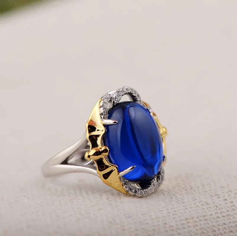 L &amp P Новое поступление 925 чистые серебряные синие фотообои для женщин Девушка