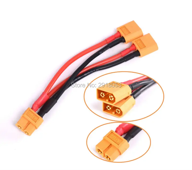 XT60 Cable 2 Males to Female cable covert High current conversion wiring | Parts &amp Accs