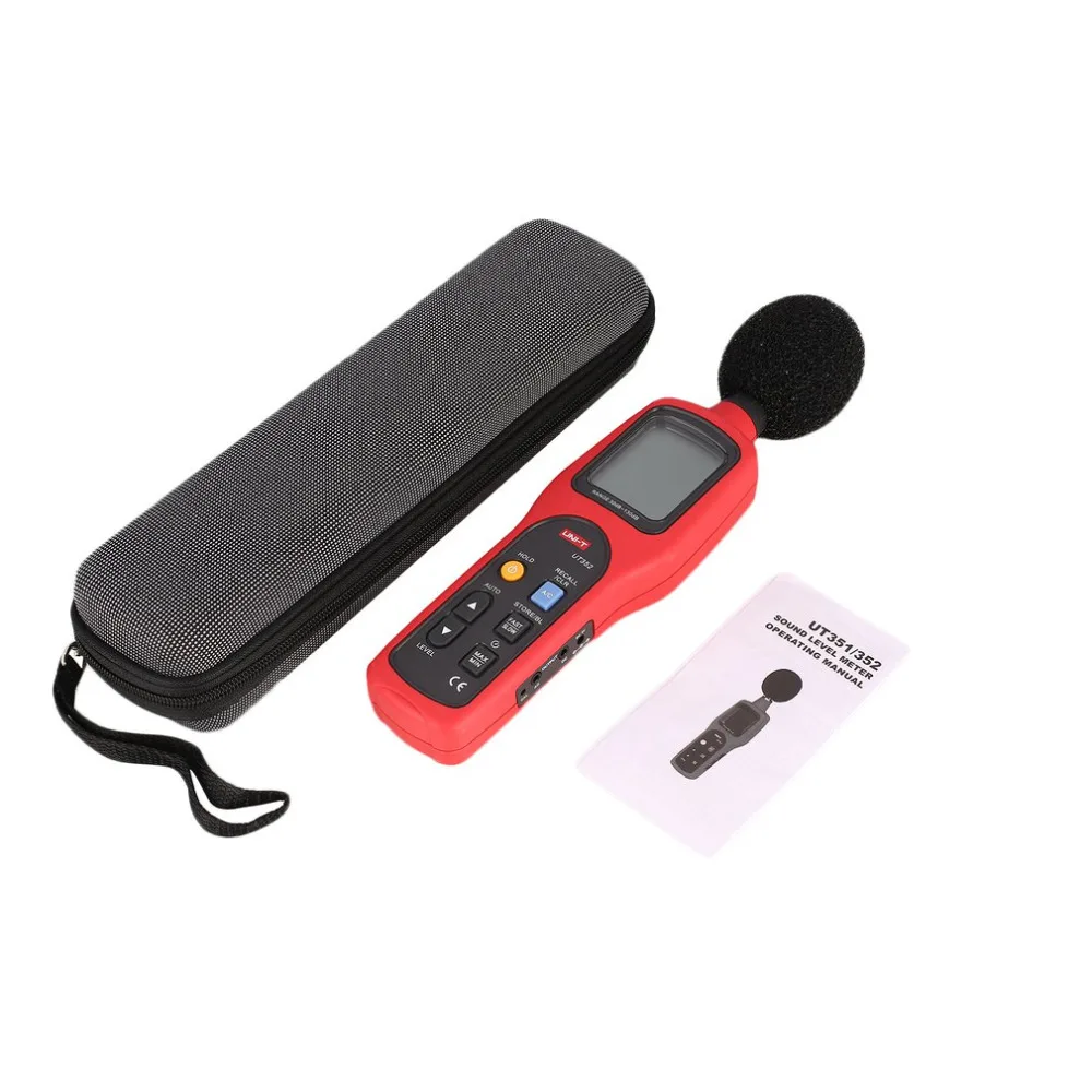 UNI-T UT352 цифровой измеритель уровня звука 30 ~ 130dB Шум устройство контроля тестер