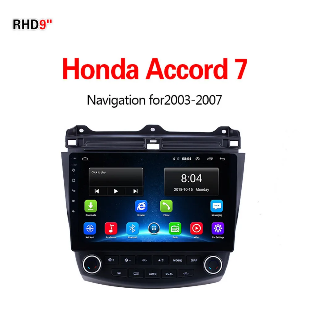 Lionet gps навигация для автомобиля Honda Accord 7 2003 2007 10 1 дюймов RH1010Y|GPS транспорта| |