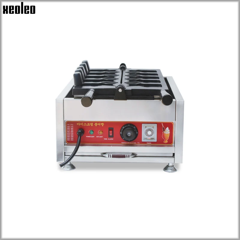 XEOLEO 5 шт. машина для мороженого Taiyaki вафельная рыба с открытым ртом закусочные