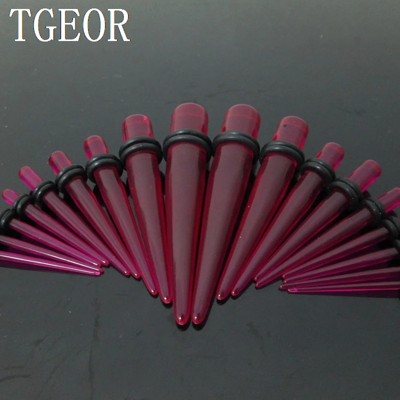 Горячая и новый прозрачный фиолетовый пирсинг 9 шт. смешанные датчики УФ