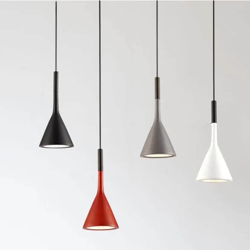 Современная люстра с одной головкой для ресторана светодиодные лампы модные