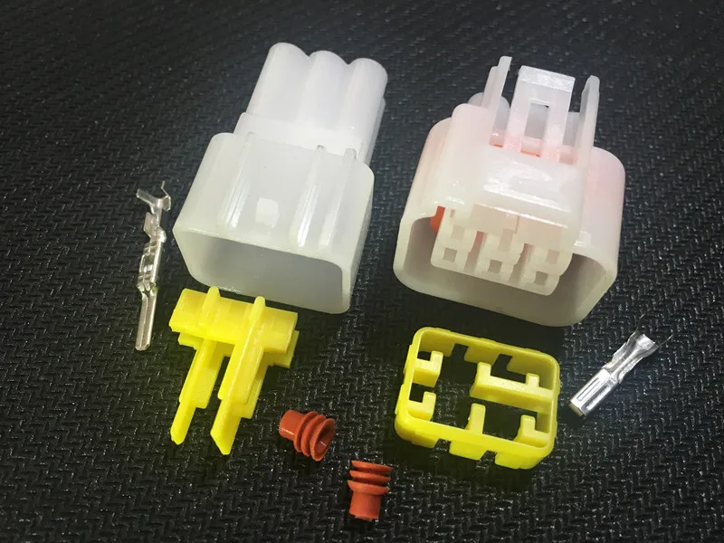 5 шт. 6 автомобильных водонепроницаемых разъемов 6-pin 6P штекер и гнездо на