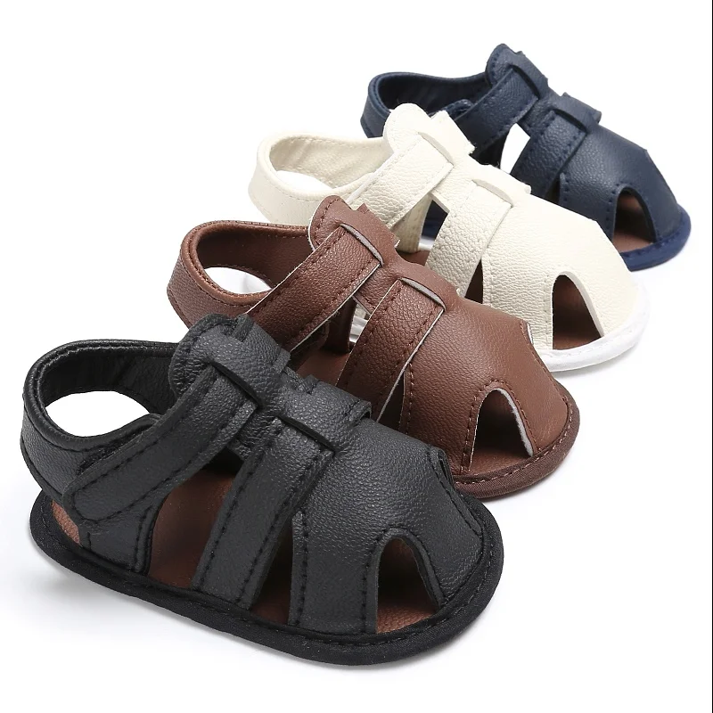 2017 High Quality Fashion Girls Boys Summer Style Shoes For Children PU First Walkers |