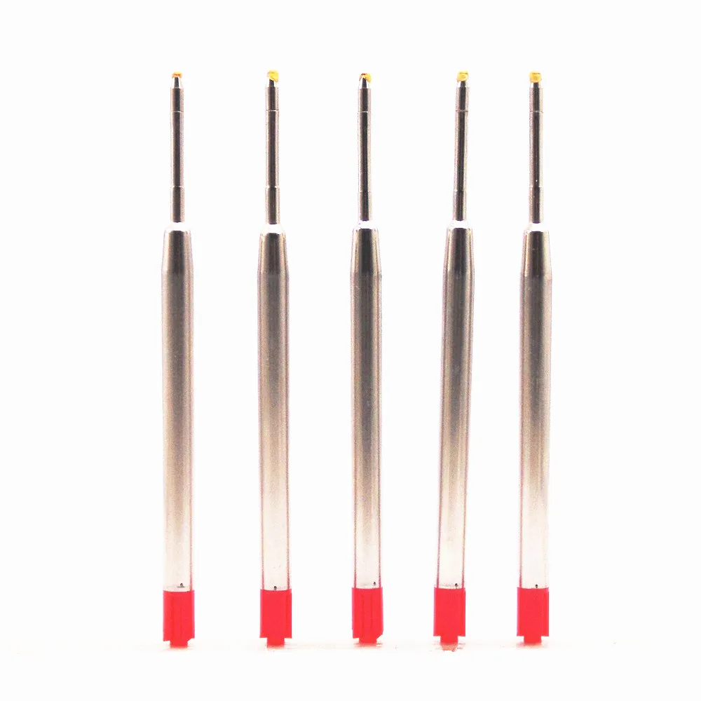 5pcs Factory outlets Advanced Red ink Refill 0.5mm Nib Ball point Pen .Free Shipping Pencils Writing Suppl | Канцтовары для офиса
