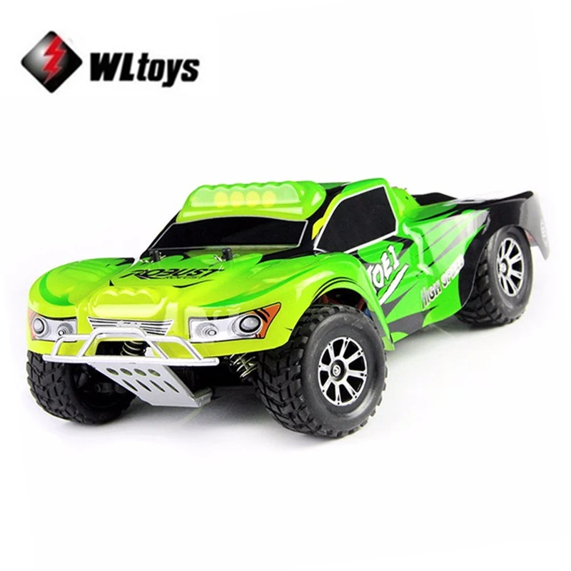 Original Wltoys RC Car A969 1/18 Scale Toys 2.4G 4WD 50km/h Drift Short Course Long Distance Control 4-wheel Shock Absorbe | Игрушки и