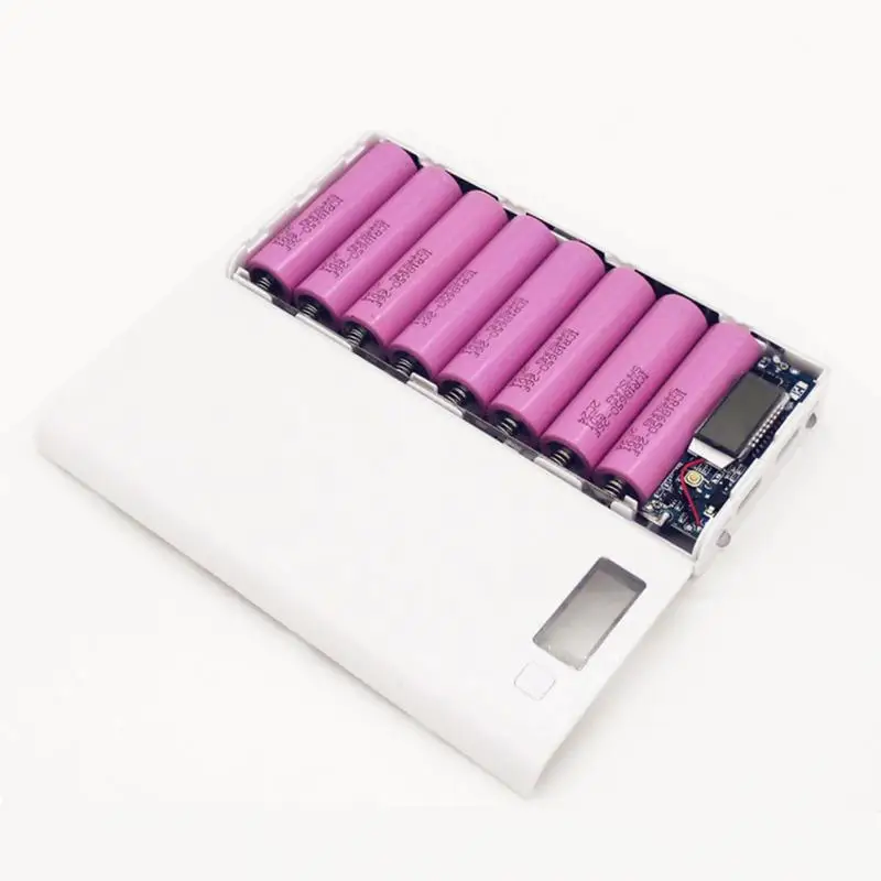 Внешний аккумулятор 17*8*2 2 см 5 в с двумя USB 18650 коробка для хранения аккумуляторов