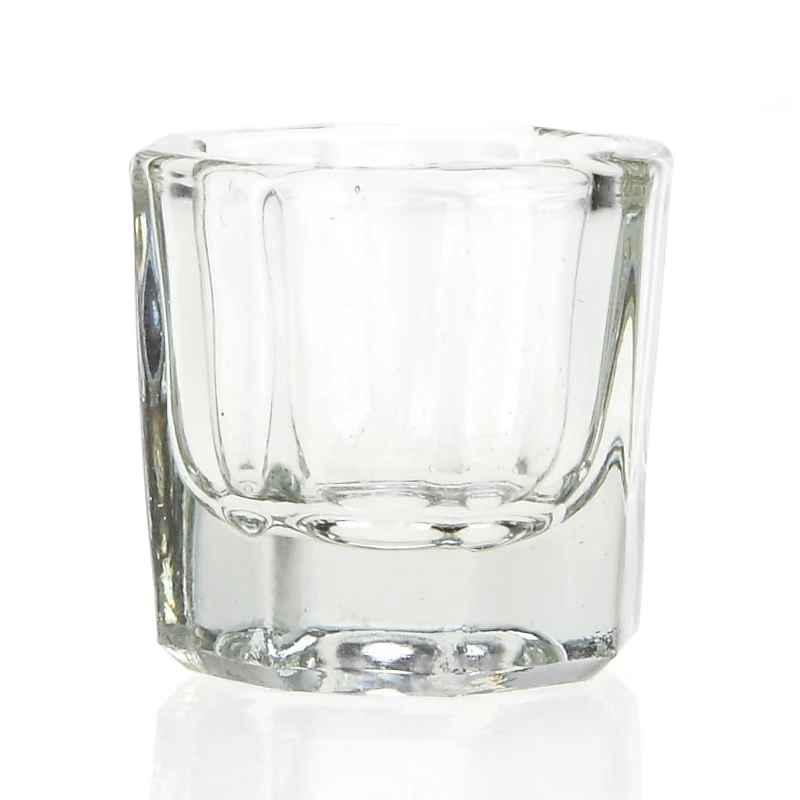 Стеклянный акриловый зеркальный контейнер для жидкости дизайна ногтей | Красота