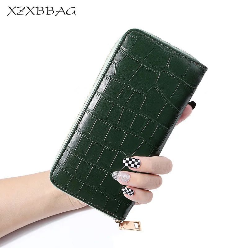 Кошелек XZXBBAG женский из искусственной кожи бумажник большой вместимости с