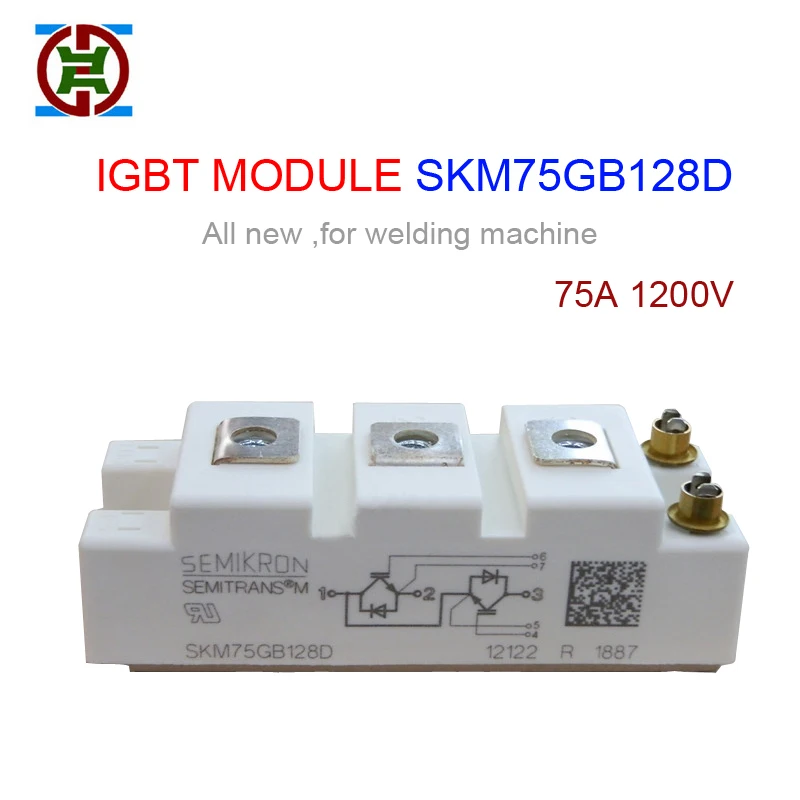 Лучшее качество SKM75GB128D IGBT 75A 1200 в аксессуары для инверторной сварочной машины |