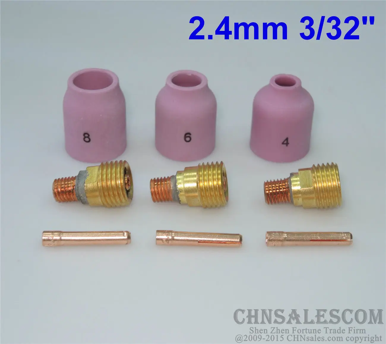 CHNsalescom 9 шт. Сварочная фотолаборатория Tig/20/25 алюминиевая насадка/Цанга/цанга