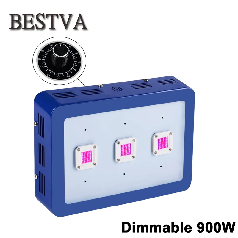 BESTVA Dimmable X3 900W светодиодный светильник для выращивания растений с полным спектром