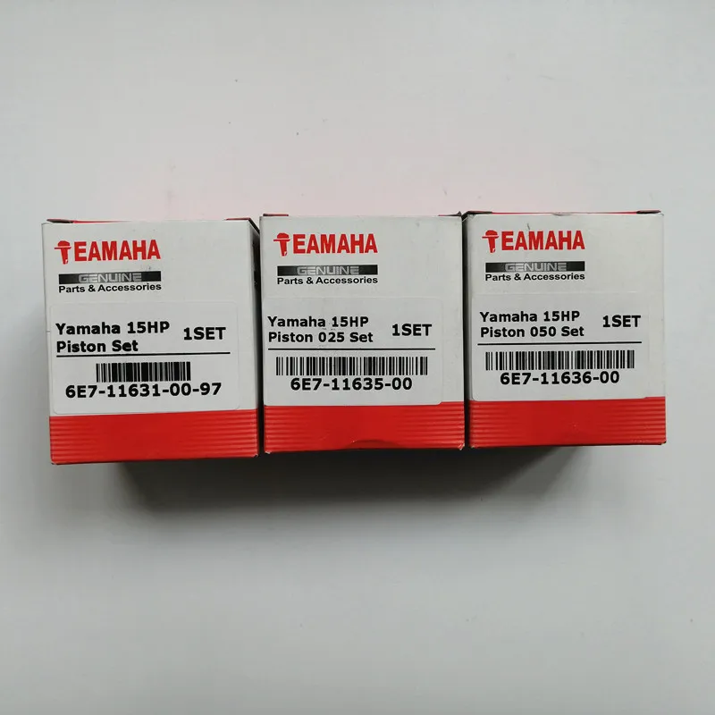 Поршневой набор 6E7-11631 682-11610 6E7-11636 6e7-11635 для подвесных лодок Yamaha 9.9HP 15HP O/S STD 0 25 5 56 мм