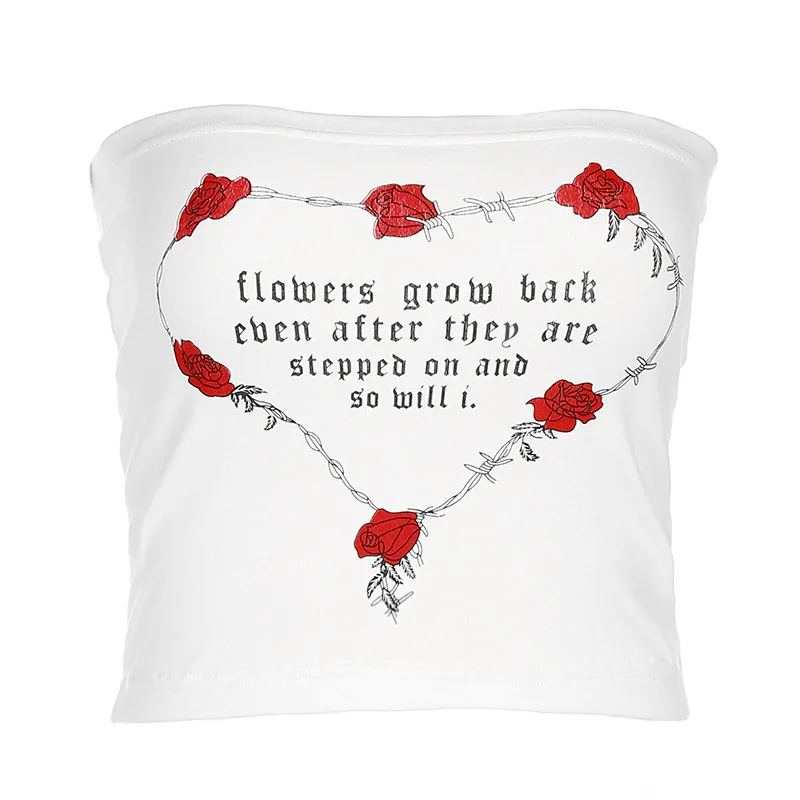 JUNMA Sexy оболочка печатных вязаный Топ Для женщин плотно без бретелек с открытыми